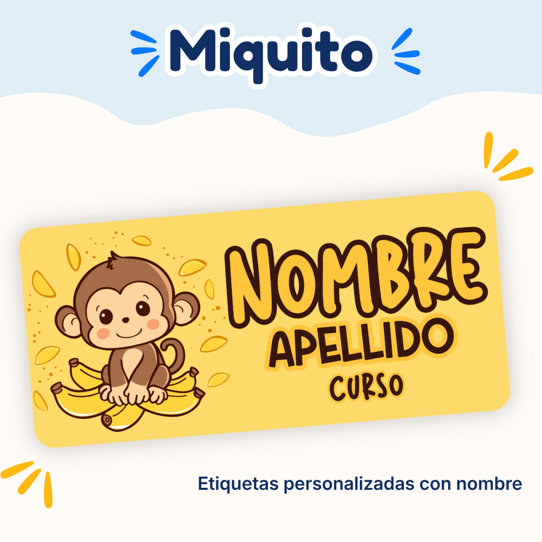 Etiquetas Escolares