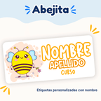 Abejita – Etiquetas Personalizadas con Nombre