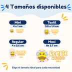 Abejita – Etiquetas Personalizadas con Nombre