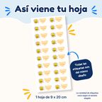 Abejita – Etiquetas Personalizadas con Nombre