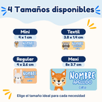 Animalitos del Bosque – Etiquetas Personalizadas con Nombre