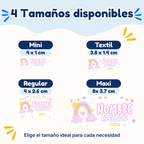 Arcoiris – Etiquetas Personalizadas con Nombre