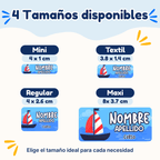 Barquitos – Etiquetas Personalizadas con Nombre