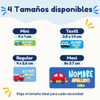 Carritos – Etiquetas Personalizadas con Nombre