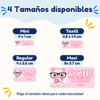 Cerdita Rosa – Etiquetas Personalizadas con Nombre