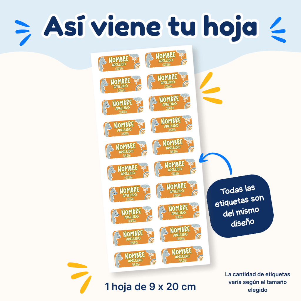 Dino Tierra – Etiquetas Personalizadas con Nombre