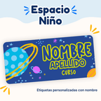 Espacio Niño – Etiquetas Personalizadas con Nombre
