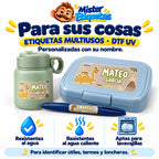 Cerdita Rosa – Etiquetas Personalizadas con Nombre