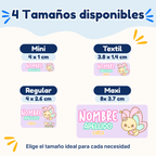 Mariposita – Etiquetas Personalizadas con Nombre
